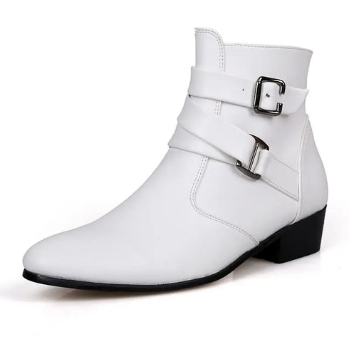 Stylish Winter Chelsea Boots for Men - Casual Ankle Leather Footwear
