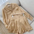 Spring Casual Women's Two-Piece Shirt and Shorts Set with Pockets for Effortless Summer Outfits Inspo