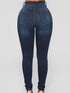 Women’s Skinny Jeans Vintage Denim Stretch Trousers Streetwear