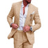 Elegant Men's Linen Suit Set - 2 Piece One Button Slim Fit for Smart Casual Events and Year-Round Style