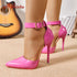 Glamorous Stiletto Heels Ankle Wrap Sandals For Women