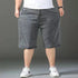 Summer Big Size Men Essentials Oversize Denim Shorts Casual Jorts