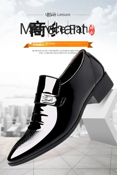 Leather Casual Shoes for Men Office Work and Wedding Oxford Loafers