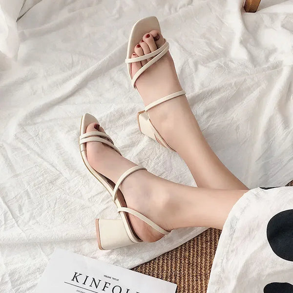 Fashionable Summer Open Toe High Heel Sandals for Women