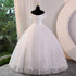 Plus Size White Wedding Dresses Off The Shoulder Wedding Gowns Elegant Long Appliques Pearls Bridal Dress