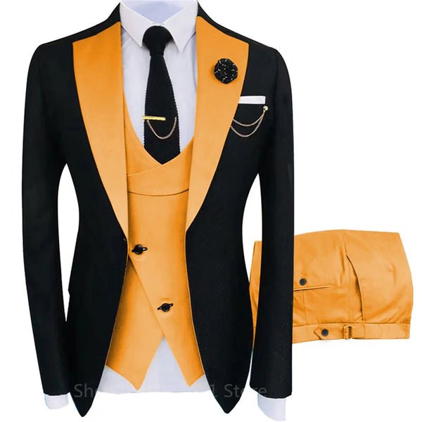 Terno Masculino Slim Fit Blazers Groom Suits For Men Wedding