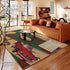 American Retro Cartoon Area Rug for Living Room and Bedroom Decor