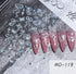 5D Embossed Nail Art Stickers - Semi-Transparent White Bowknots Adhesive Sliders for Creative Manicure Decorations and Nail Art Accessories