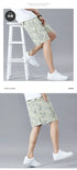 Plus Size Men's Casual Cotton Summer Knee Shorts Sports