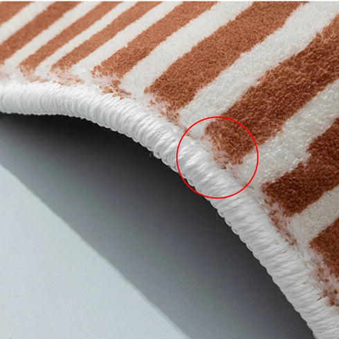 French Style Plush Carpet for Living Room and Bedroom Minimalist Fluffy Rug