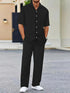 Men's Summer Business Casual Shirt and Pants Set
