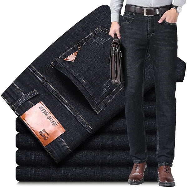Men's Slim Fashion Denim Elastic Leisure Jeans for Casual Style