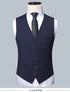 Elegant Men's 3-Piece Suit Set - Blazer, Waistcoat & Trousers for Business, Weddings, and Job Interviews - Slim Fit Smart Casual Attire for Every Season