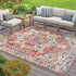 Retro Persian Carpet Large Area Outdoor Balcony Mat for Living Room and Bedroom Decor