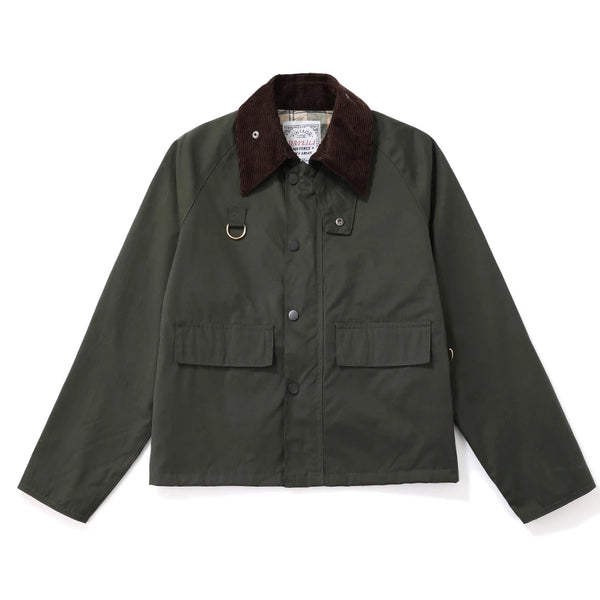 Cropped Vintage Safari Windbreaker Jacket for Men - Outdoor Fishing and Tactical Utility Coat with Pockets for Spring and Autumn Adventures
