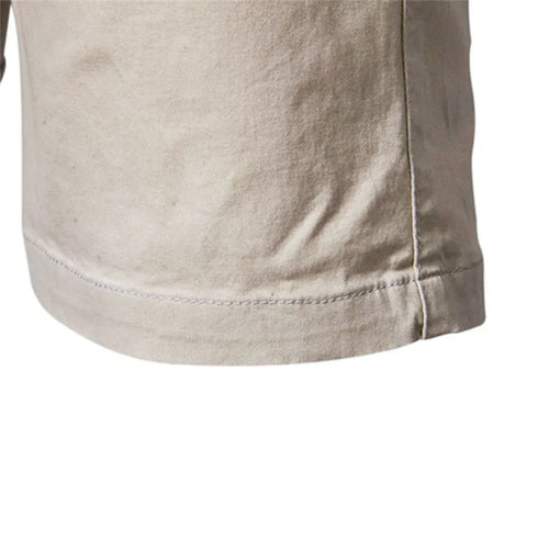 Men Summer Casual Business Shorts Elastic Waist Gym Running Shorts