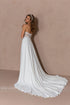 Customized Off Shoulder A-line Lace Illusion Bride Gown Wedding Dresses for Women