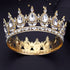 Elegant Baroque Round Tiara for Bridal and Special Occasions