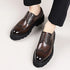 Mens Derby Shoes Height Increase Formal Dress Footwear Casual Leather Oxford Shoes