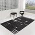Modern Minimalist Large Area Rug for Living Room and Bedroom Decor