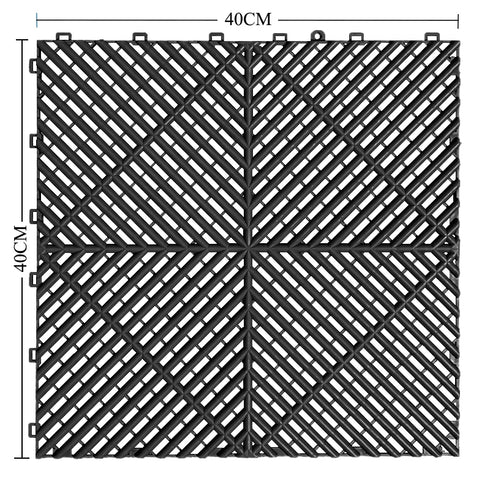 Plastic Interlocking Garage Flooring Tiles for Drainage Solution