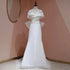 Celebrity Princess Wedding Dresses Satin Vintage Off The Shoulder Long Train Ball Gown Party Dress
