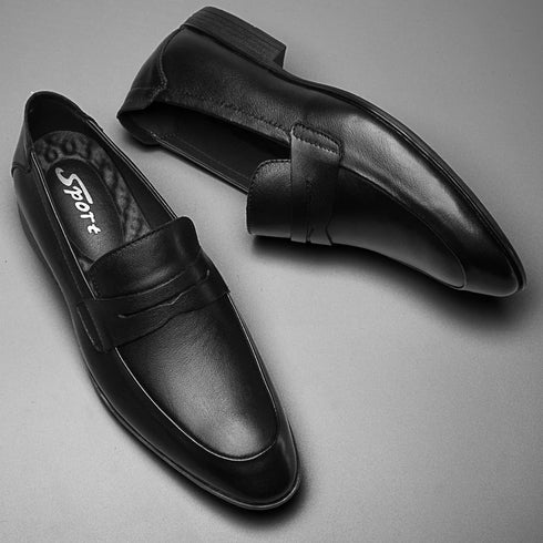 Luxury Handmade Men's Casual Loafer Shoes - Genuine Leather Slip-On Moccasins for Formal and Everyday Occasions