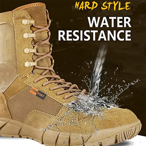 Lightweight Tactical Combat Boots for Men - Outdoor Hiking and Jungle Use