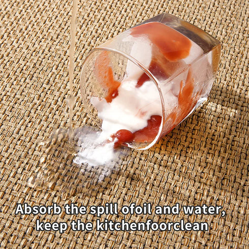 Kitchen Rugs and Mats Non Skid Washable Absorbent Runner Rugs for Kitchen Sink Area