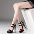 Elegant Kitten Heels for Women - Stripper Platform Sandals with Thin Stiletto Design