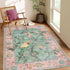 Floral Birds Area Rug for Living Room and Bedroom Decor Soft Non Slip Machine Washable Floor Mat