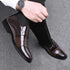 Fashionable Versatile Men Formal Leather Shoes Business Casual Slip On