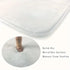 Kitchen Letter Print Area Rug Non-Slip Flannel Carpet Machine Washable for Home Living Room Bedroom