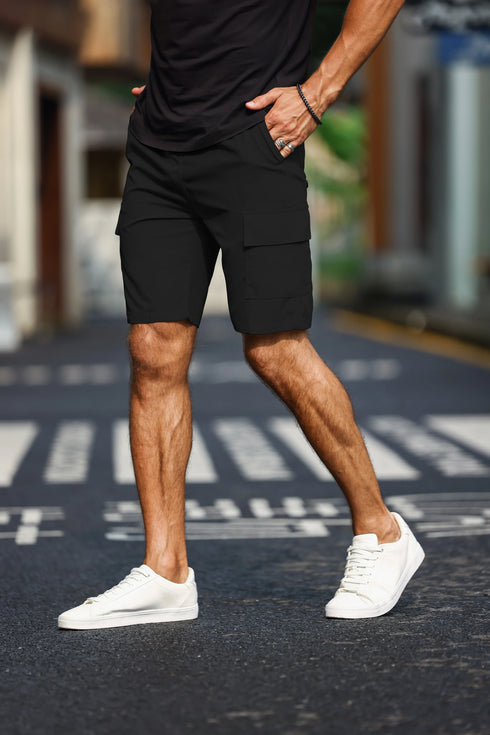Men's Plain Casual Comfy Cargo Shorts for Summer Clothing