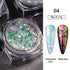 Sparkly Chameleon Nail Glitter Flakes - Irregular Gradient Sequins Powder for Gel Polish Nail Manicure Decoration and DIY Charms