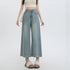 Wide Leg Loose Denim Ankle-Length Jeans for Women - Trendy Streetwear Pants Perfect for Summer Outfits and Casual Styling