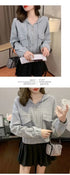 Hooded Spring Jacket for Women Short Summer Thin Zipper Cardigan Loose Work Casual Top