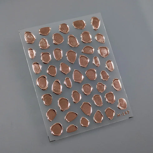 Kawaii Hydrangea 5D Embossed Flower Nail Art Stickers - Self-Adhesive Transfer Decals for Stunning DIY Nail Decoration