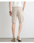 Summer Men's Suit Shorts Solid Color Business Casual Knee-length Pants