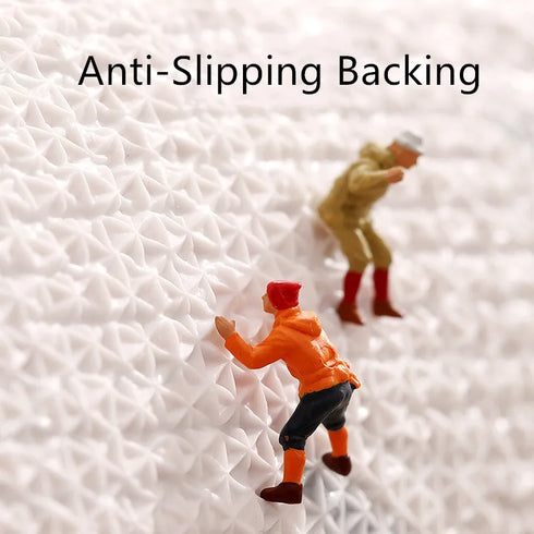 Leaves Microfiber Polyester Bath Mat Non Slip Shower Accent Rug for Bathroom Home Decor