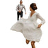 Wedding Dress V-neck Chiffon Boho A-LINE Floor-Length Dress