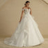 BEPEITHY Customized Luxury Strapless A Line Glitter Wedding Dresses