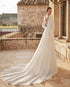 Classic Mermaid Wedding Dresses Women's Sexy Backless Gowns Long Sleeve Sweep Train