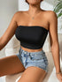 Plus-size seamless ice silk top breast women spring summer thin breathable sexy gathering strapless womens underwear