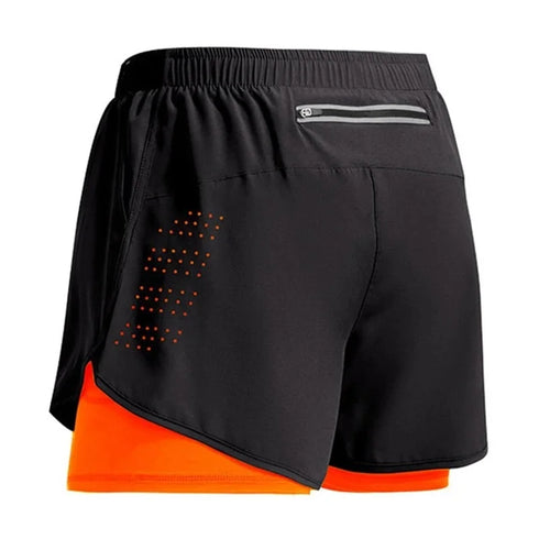 Men's Fitness Training Shorts 2 In 1 Quick Dry Outdoor Sportswear