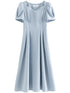 FSLE Swan Dress French Style High Waist Dress for Women
