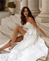 Simple Sweetheart Neck A-Line Wedding Dresses Off the Shoulder