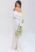Mozision Lace Off-shoulder Sexy Maxi Dress Elegant Evening Dress