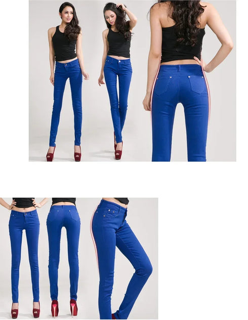 Candy Color Women's Straight Leg Jeans - Versatile Stretch Denim Pants for All Seasons, Perfect for Fall Outfits with Jeans and Homecoming Styles