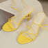 Elegant Summer Strap Open Toe High Heels for Women, Fashionable Party Pumps